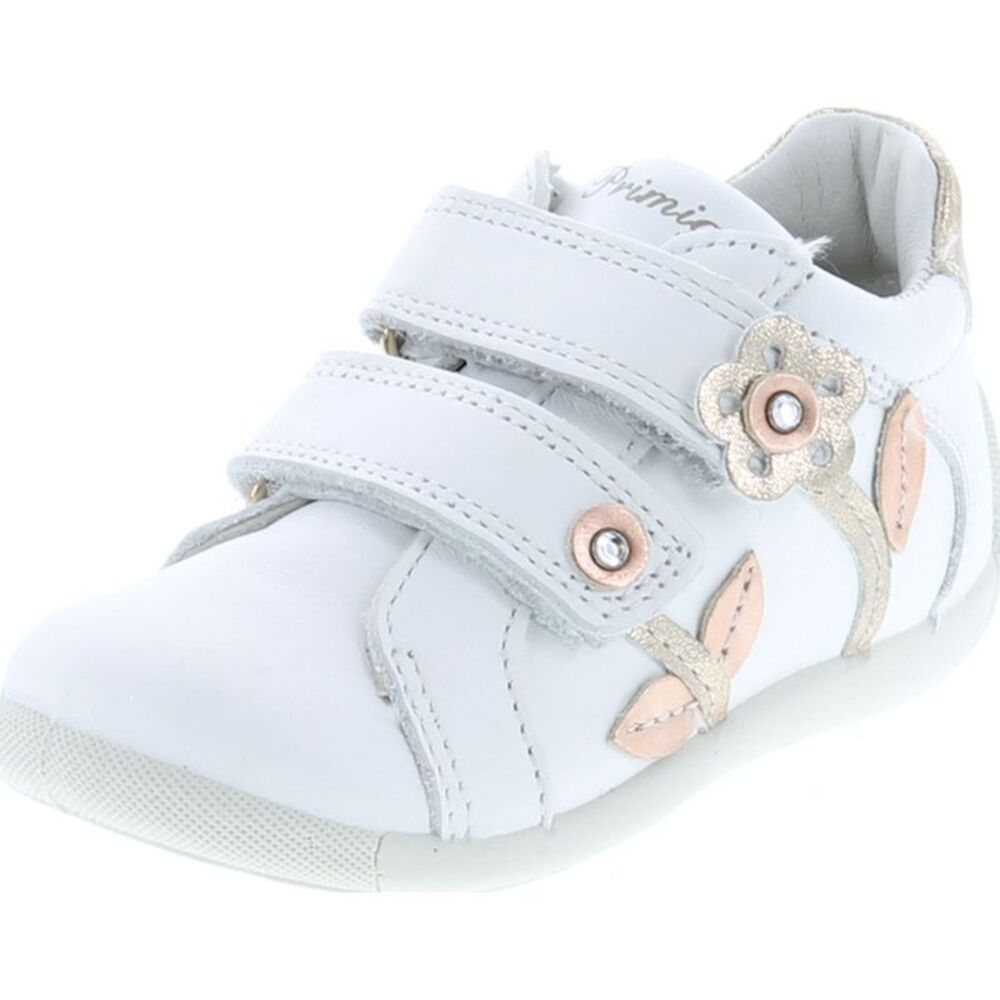 Primigi 7521 White ToddlerG flats-shoes 24 NEW